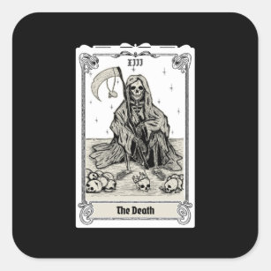 13 DEATH Tarot Card Stickers, Grim Reaper Stickers [SALE]