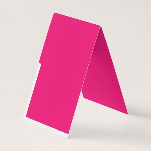 Enhance Your Design with Pink Background  Business Card (Back)