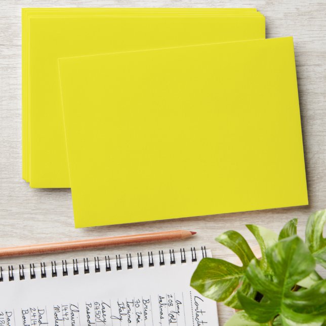 Enhance Your Design with Yellow Background  Envelope (Stacked)