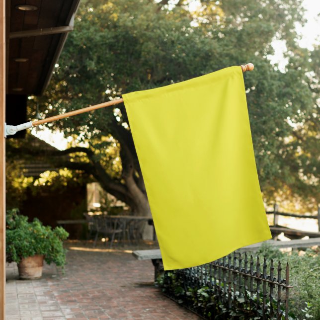 Enhance Your Design with Yellow Background  House Flag (In SItu)