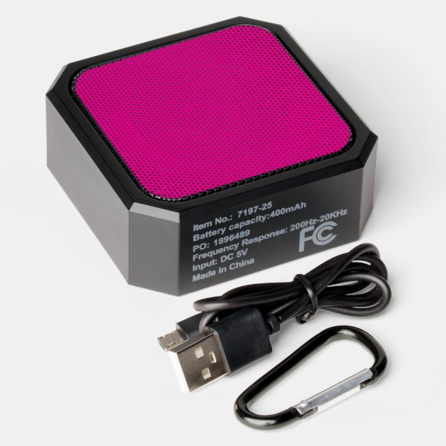 Enhance Your Space with a Pink Background Bluetooth Speaker (Laydown)