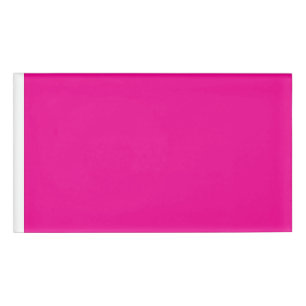 Enhance Your Space with a Pink Background Name Tag