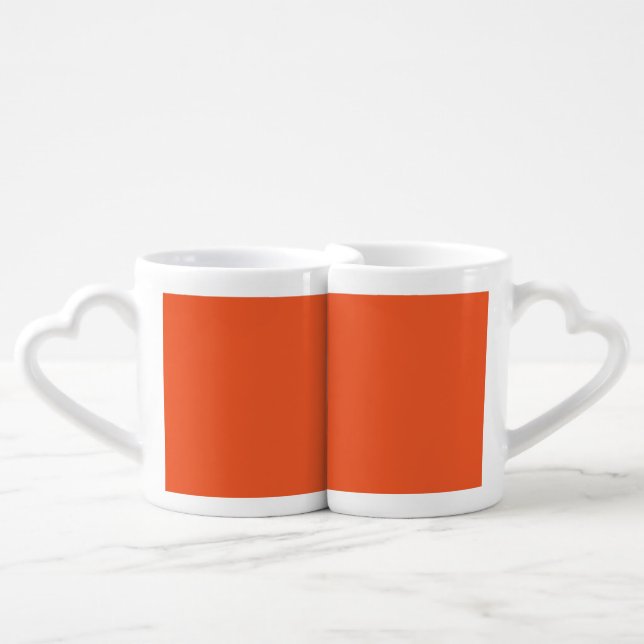 Enhance Your Space with an Eye-Catching Orange Coffee Mug Set (Front Nesting)