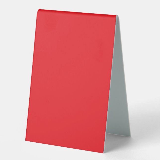 Enhance Your Website Banner with Red Background  Table Tent (Front)