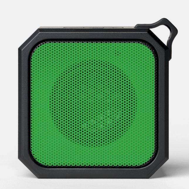 Enhance Your Website with a Green Background Bluetooth Speaker (Front)