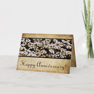 Enhanced Dasies Happy Anniversary Card