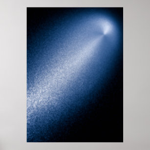 Enhanced Hubble Image of Comet Poster