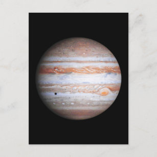 ENHANCED image of Jupiter Cassini flyby NASA Postcard