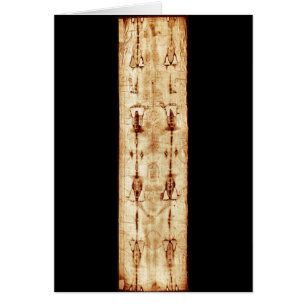 ENHANCED Shroud of Turin full image Jesus Christ Cards