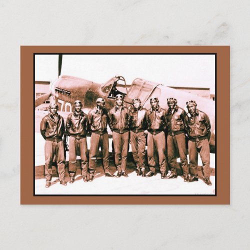 enhanced The Tuskegee Airmen Postcard