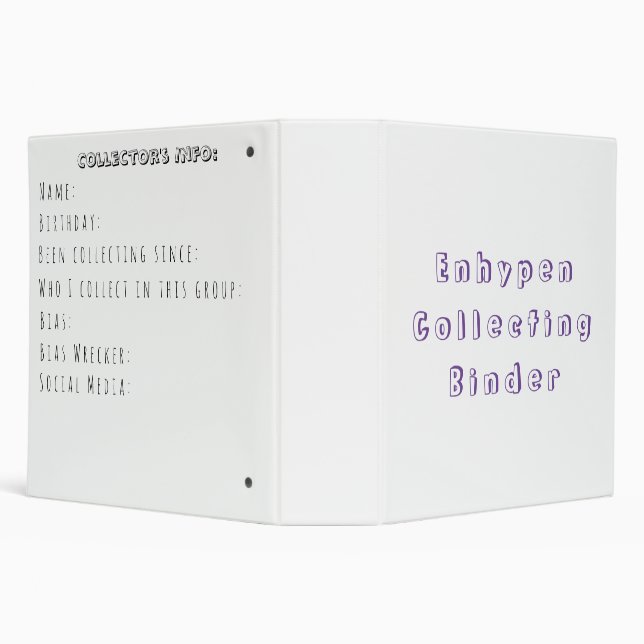 Enhypen Photocard Collecting Binder (Background)