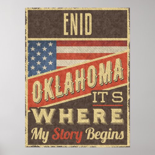 Enid Oklahoma Poster