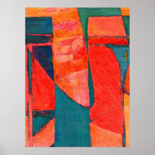 Enigma Colorful Abstract Art Poster