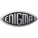 Enigma logo sculpture<br><div class="desc">To decorate your office,  in a window display,  the culture of the Enigma logo.</div>
