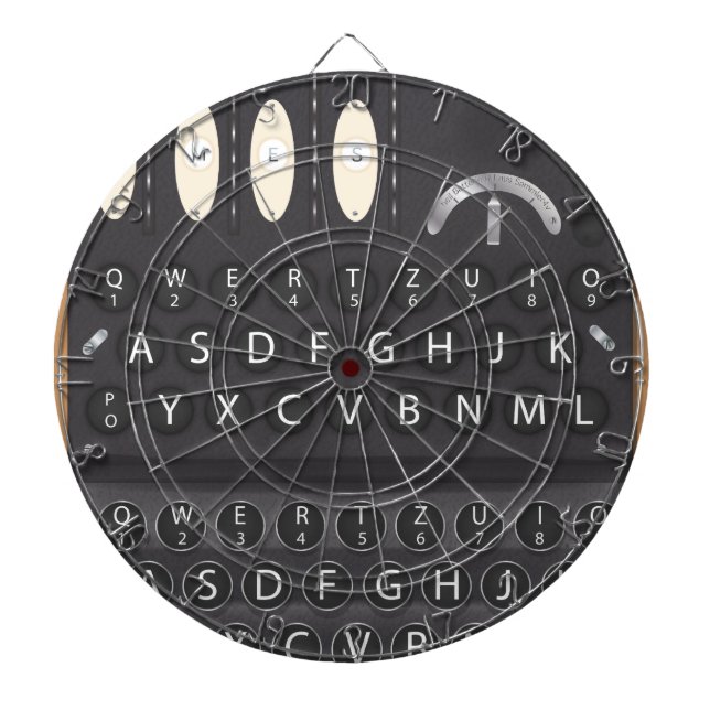 Enigma Machine Dart Board (Front)
