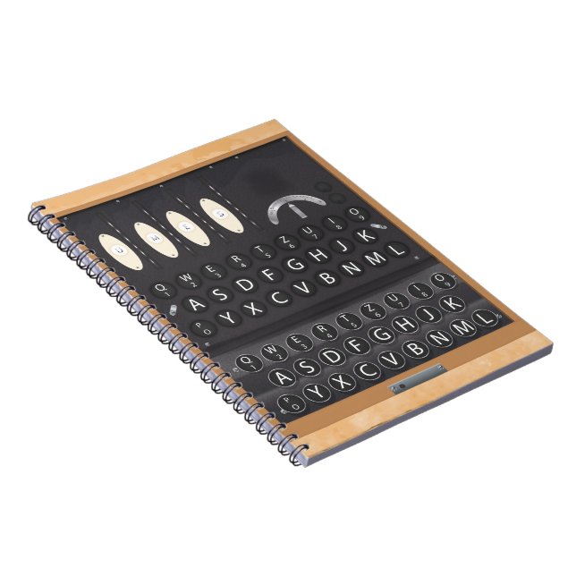 Enigma Machine Notebook (Right Side)