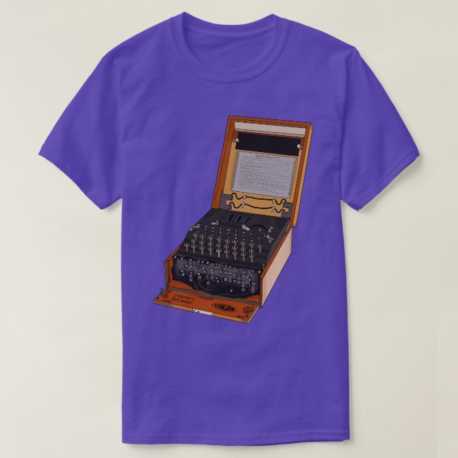 Enigma Machine T-Shirt (Design Front)