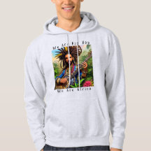 Enigmatic Dreadlocked Man French Terry Hoodie