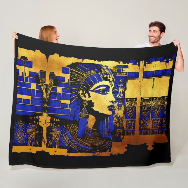 Enigmatic Egyptian Pharaonic Manuscripts Fleece Blanket (In Situ)