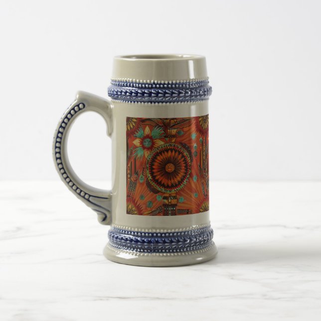 Enigmatic Indigo "Intricate Echoes" Stein 650ml (Left)