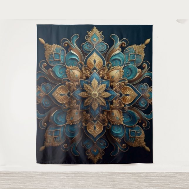 Enigmatic Medallion  Tapestry (Front)