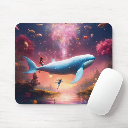 Enigmatic Odyssey Whimsical Mouse Pad