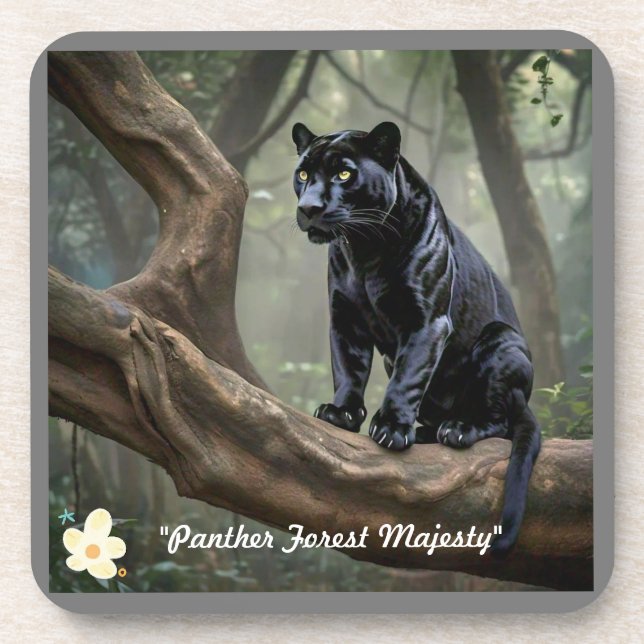 "Enigmatic Roost" Beverage Coaster (Front)