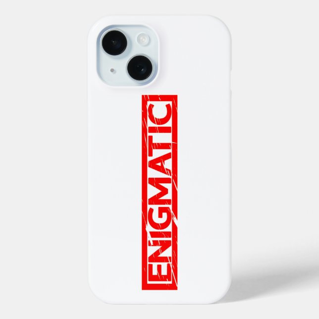 Enigmatic Stamp Case-Mate iPhone Case (Back)