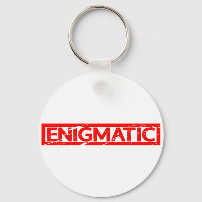 Enigmatic Stamp Keychain (Front)