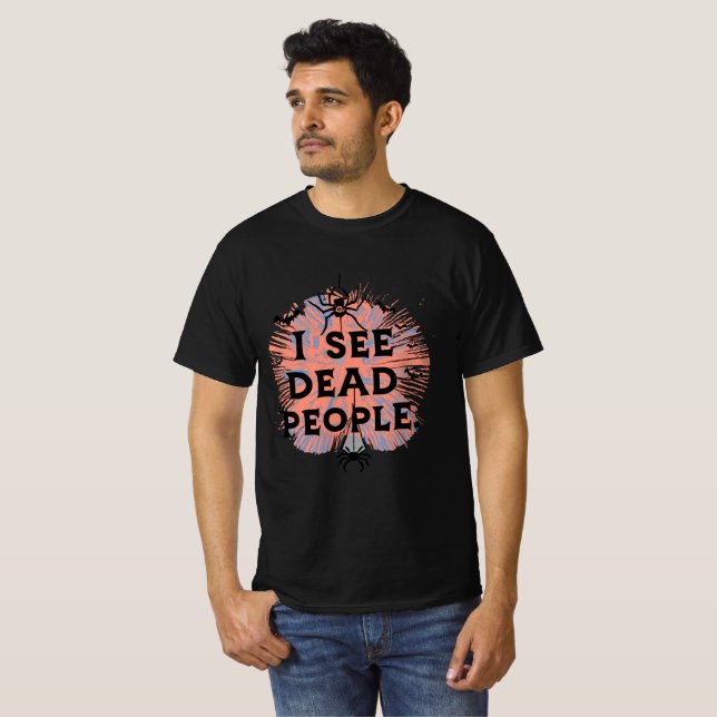 Enigmatic Text Design T-Shirt (Front Full)