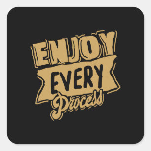 ENJOY  51 SQUARE STICKER