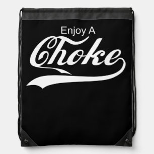 Enjoy A Choke Jiu Jitsu MMA Drawstring Bag