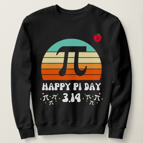 Enjoy a Funny Pi Day 314 Vintage Apple Sweatshirt