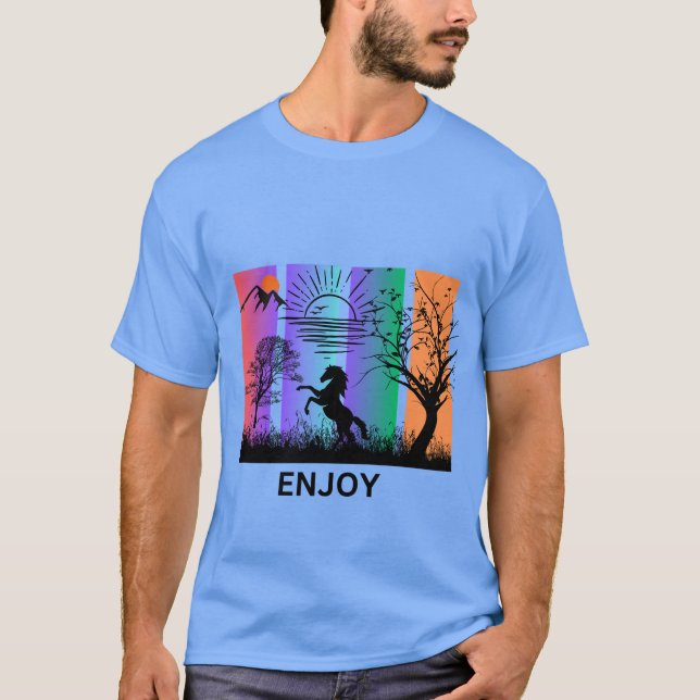 Enjoy A perfect Gift For T-shirt Lovers  (Front)