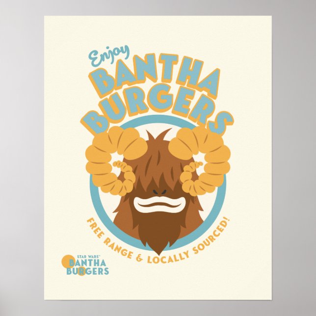 Enjoy Bantha Burgers Poster (Front)
