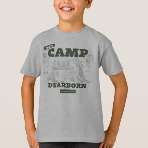 Enjoy Camp Dearborn Kids Sweatshirt T_Shirt