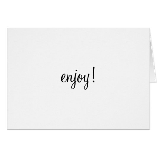 Enjoy! Cards (Front Horizontal)