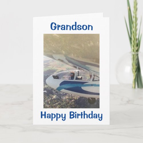 ENJOY DAY  DOING WHAT MAKES YOU HAPPY GRANDSON CARD