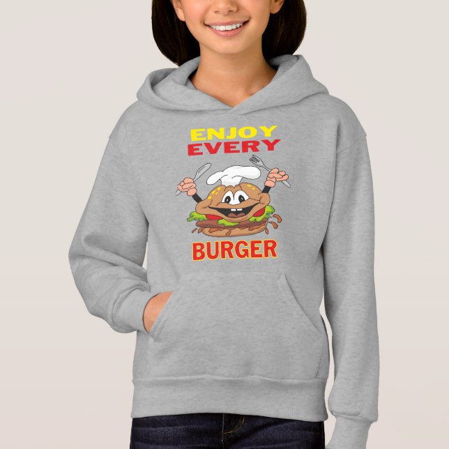 Enjoy every burger hoodie (Front)