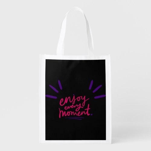 Enjoy every moment  29 grocery bag
