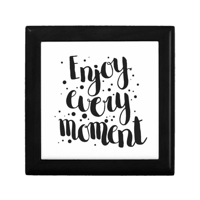 Enjoy Every Moment 2 Keepsake Box (Front)