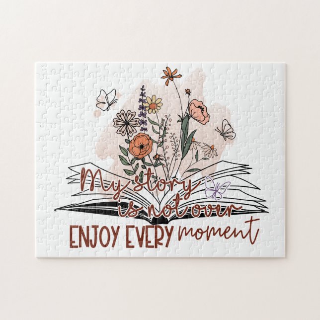 Enjoy Every Moment, Positive Message   Jigsaw Puzzle (Horizontal)