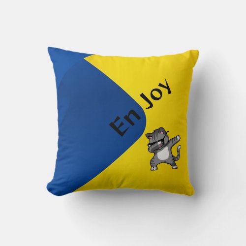 Enjoy Every Moment Throw Pillow