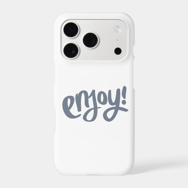 enjoy iPhone case (Back)