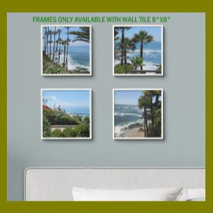 Enjoy Laguna Beach or Your Own 8"x8" Peel & Stick Peel And Stick Photo Tile