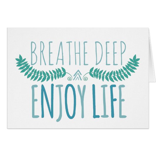 Enjoy Life Cards (Front Horizontal)
