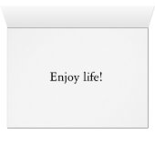 Enjoy Life Cards (Inside Horizontal (Bottom))