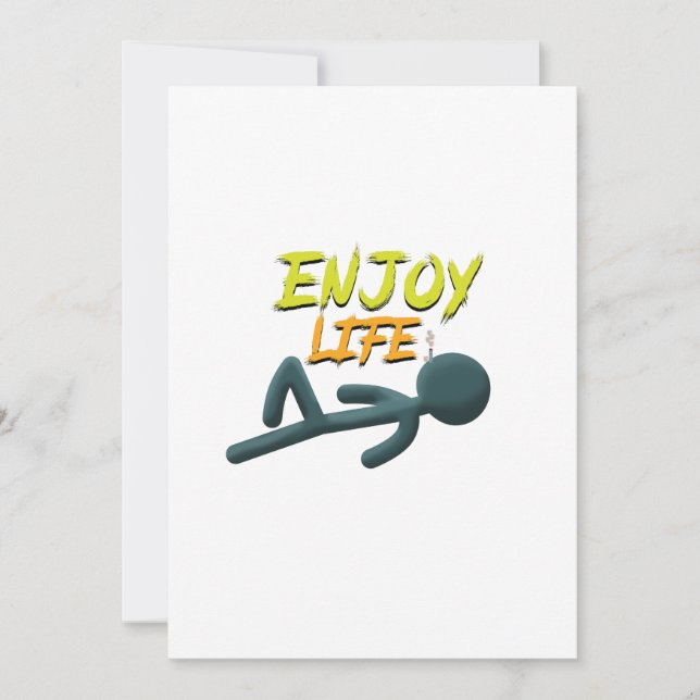 Enjoy Life Invitation (Front)