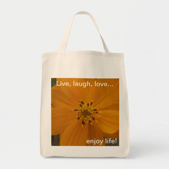 Enjoy life! tote bag (Front)