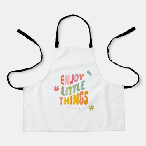 Enjoy little things childrens apron